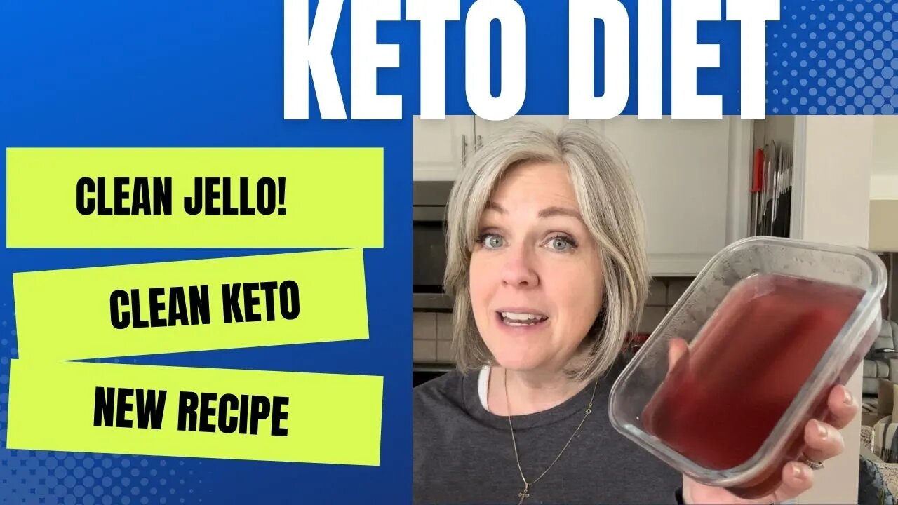 Clean Ingredient Jello Sugar Free Keto Approved