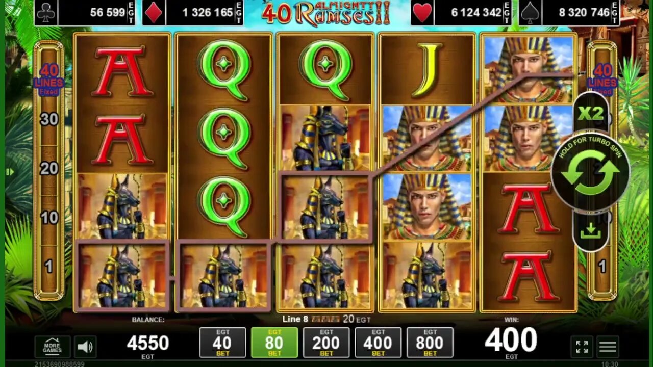 40 Almighty Ramses II EGT
