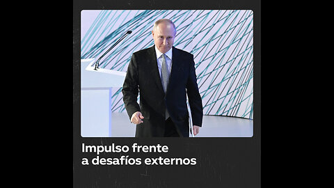 Putin destaca el fortalecimiento de Rusia frente a desafíos externos