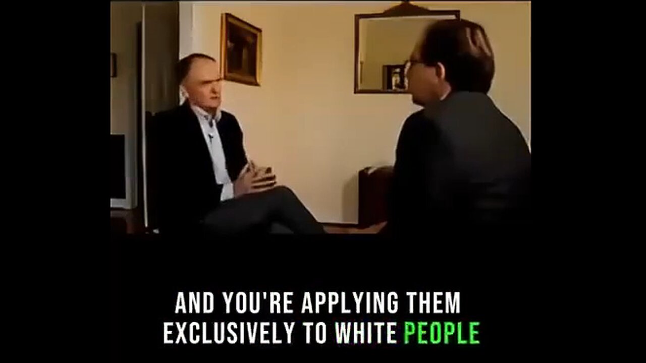 When told White people shouldn't be genocided via replacement migration, Taylor invokes holohoax