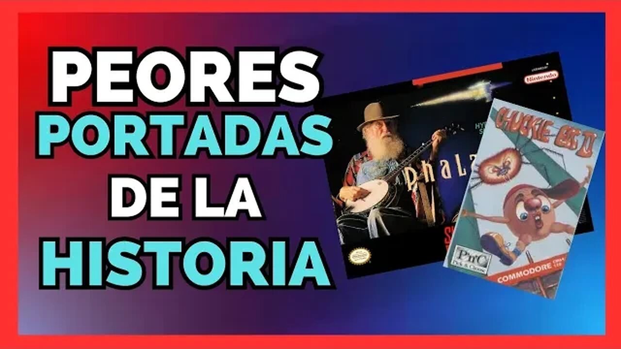 Las PEORES PORTADAS de VIDEOJUEGOS de la HISTORIA