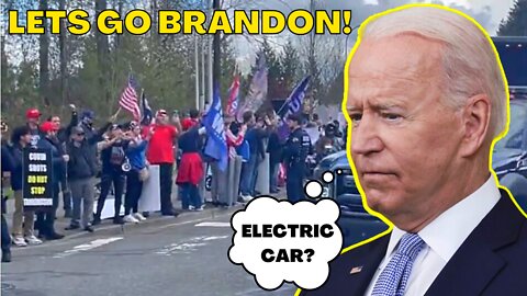 Joe Biden Gets Greeted with Let's Go Brandon Chants EVEN IN Woke Seattle! Climate Hypocrisy!