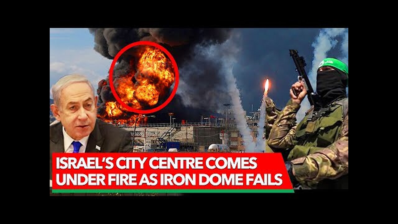 Iron Dome HUMILIATES ISRAEL as Missile Barrage Shook City Centres; IDF Re-invades Gaza!