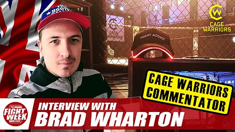 Cage Warriors play-by-play commentator Brad Wharton