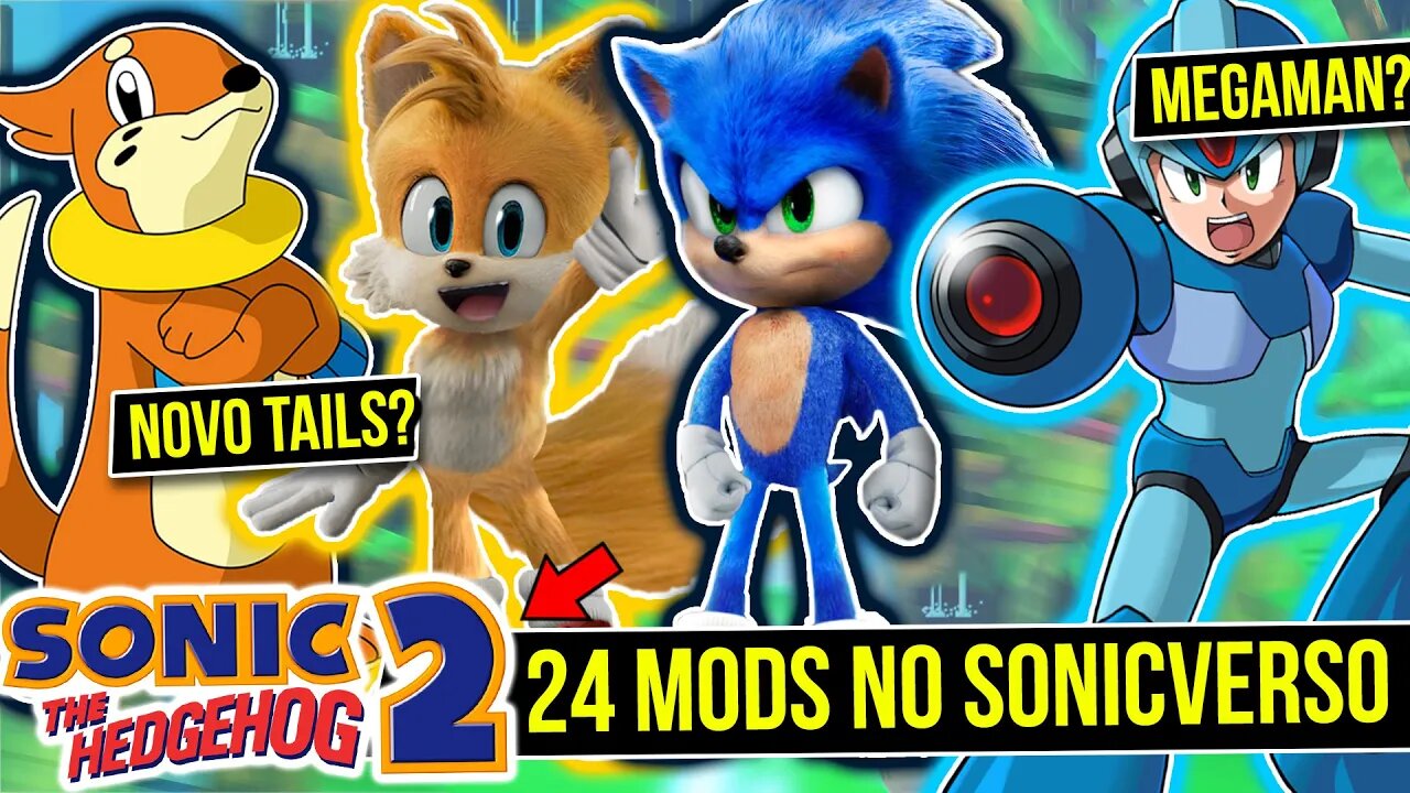 22 SONICs no Sonicverso no Sonic 2 - Os Mods Não Param 😱| Rk Play