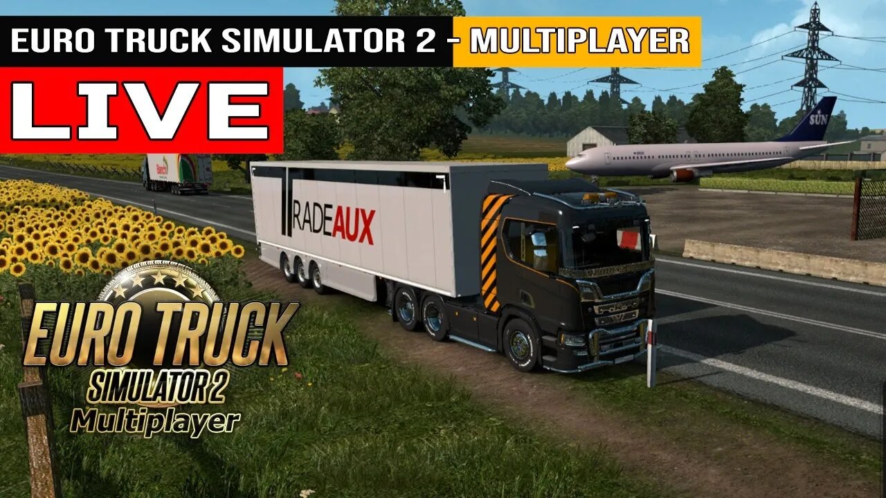 AO VIVO - Euro Truck Simulator 2 - Multiplayer - Trukers mp.