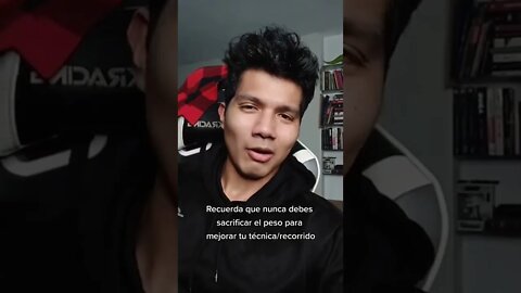 Recuerda que Nunca Debes Sacrificar el Peso para Mejorar tu Técnica/Recorrido 💯