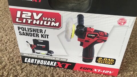 Saturday Projects™.com | Earthquake XT 12V MAX LITHIUM Polisher / Sander Kit from Harbor Freight diy