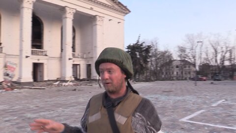 Inside Mariupol Theatre