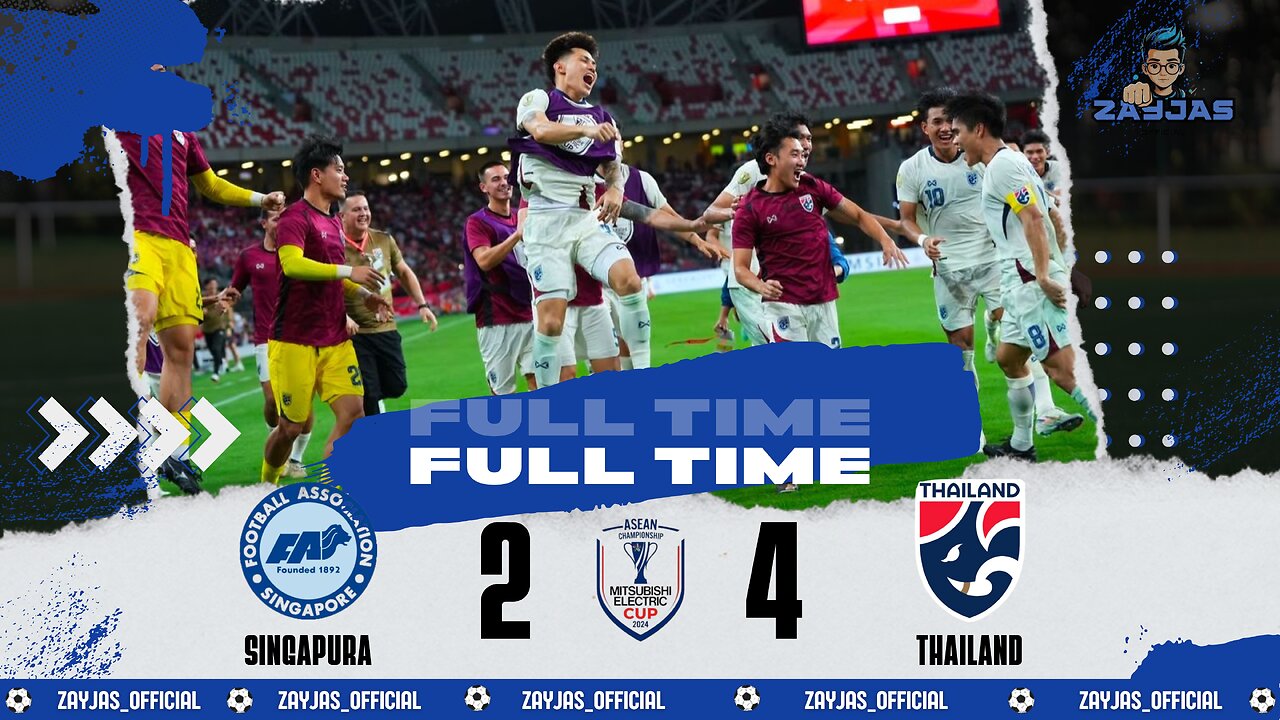 SINGAPORE 2-4 THAILAND | MITSUBISHIELECTRICCUP 2024 | GRUP A