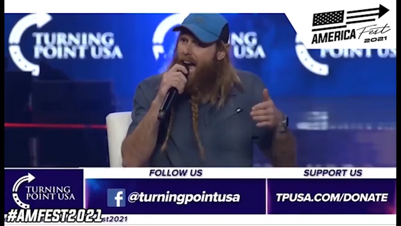 Chadd Wright Delivers Epic Monologue at TPUSA’s AMFEST