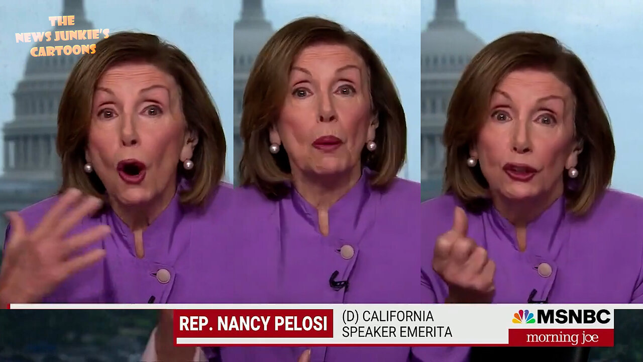 Democrat Pelosi: Biden is the best person for the job, and he's only 80, he's a kid, he's younger than I am... Trump should not be elected bc he wants to grab more power.