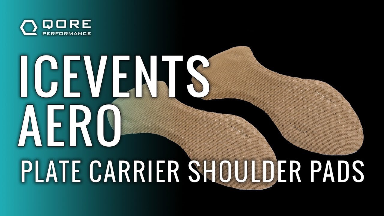 Vented Plate Carrier Shoulder Pads, Duty Belt Pads: IceVents® Aero by Qore Performance®