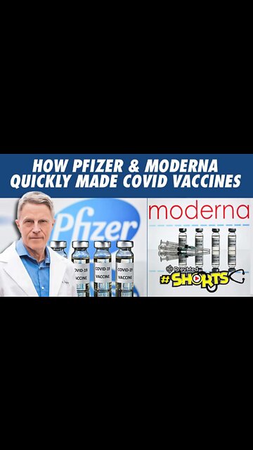 #SHORTS How Pfizer & ModeRNA Quickly Made COVID Vaccines
