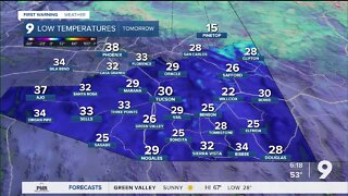 A quieter, warmer weather pattern returns to end the week