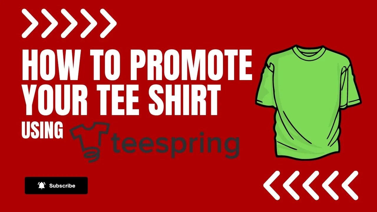 How to Promote a Tee shirt design / Teespring method