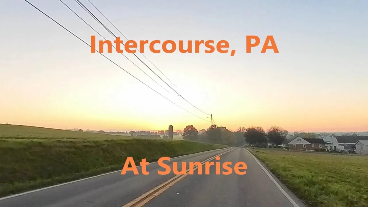 Intercourse at Sunrise: A scenic motorcycle ride in Amish country
