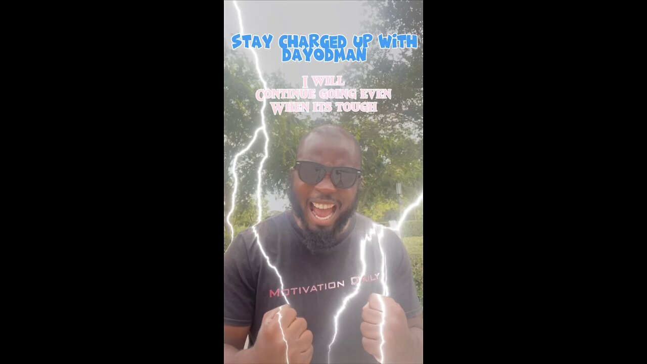 I Will #dayodman #motivation #eeyayyahh #motivationalspeaker #positivity