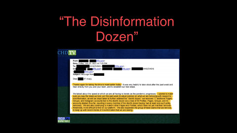 The “disinformation dozen”… been in that crew, for a while now