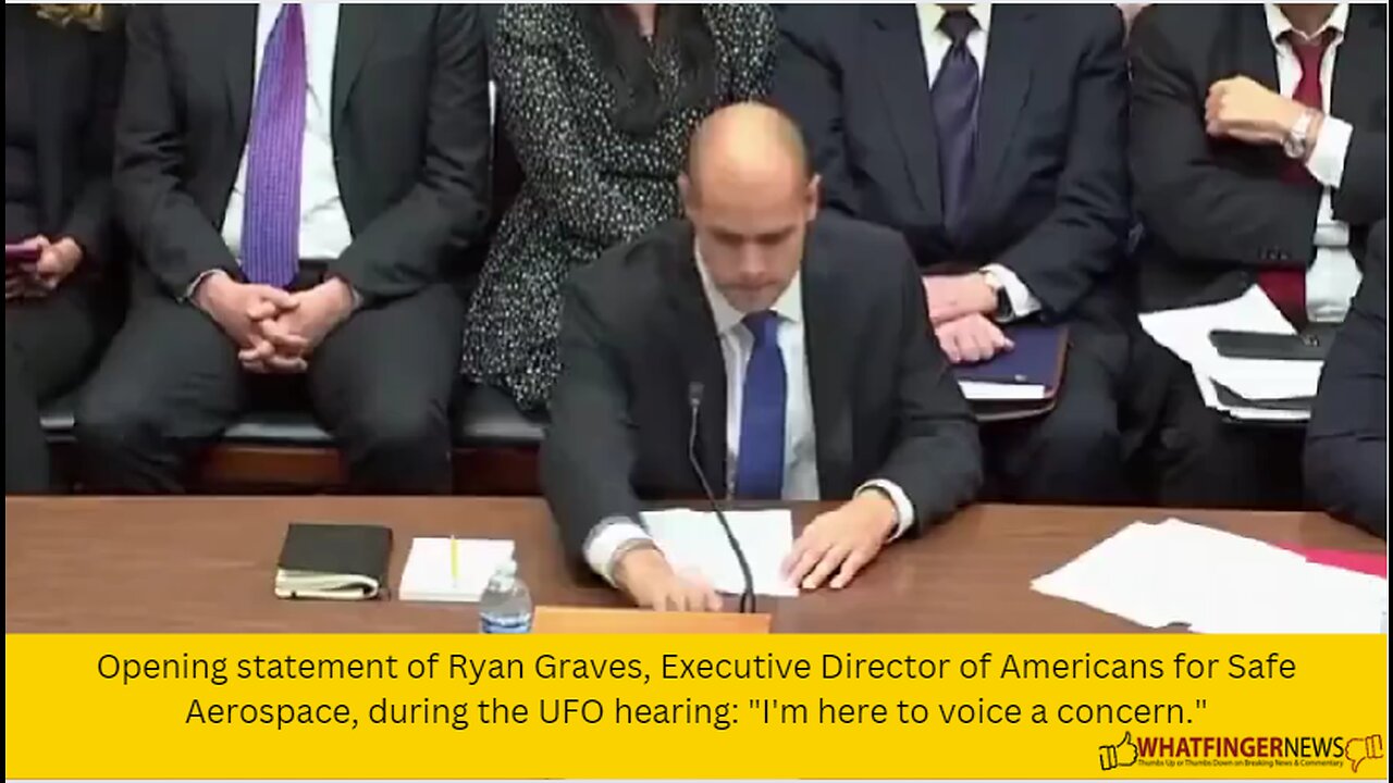 Opening statement of Ryan Graves, Executive Director of Americans for Safe Aerospace,