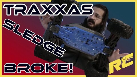 Traxxas Sledge First Bash and Break..