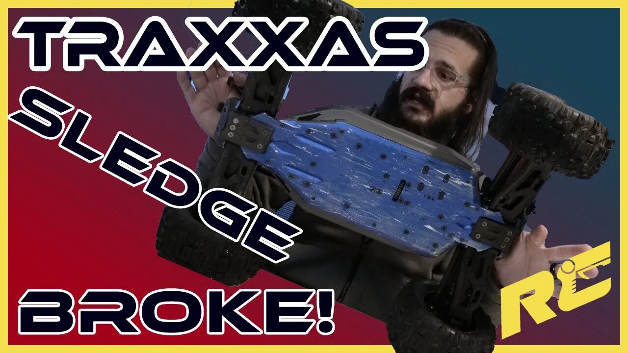 Traxxas Sledge First Bash and Break..