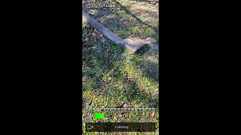 Using The Ghost Tube App at Bright Light Cemetery in College Station TX in Feb 2023