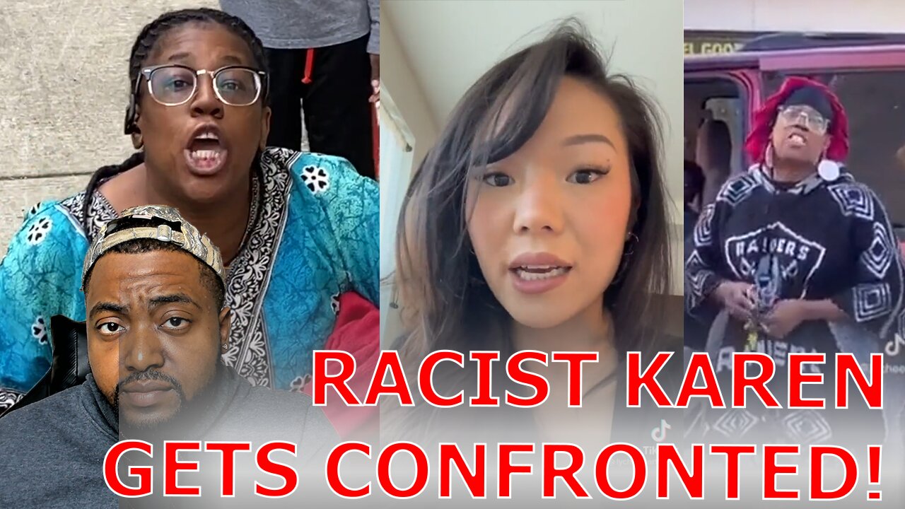 Black Karen Gets Confronted After Hurling Racial Slurs At Asian Woman