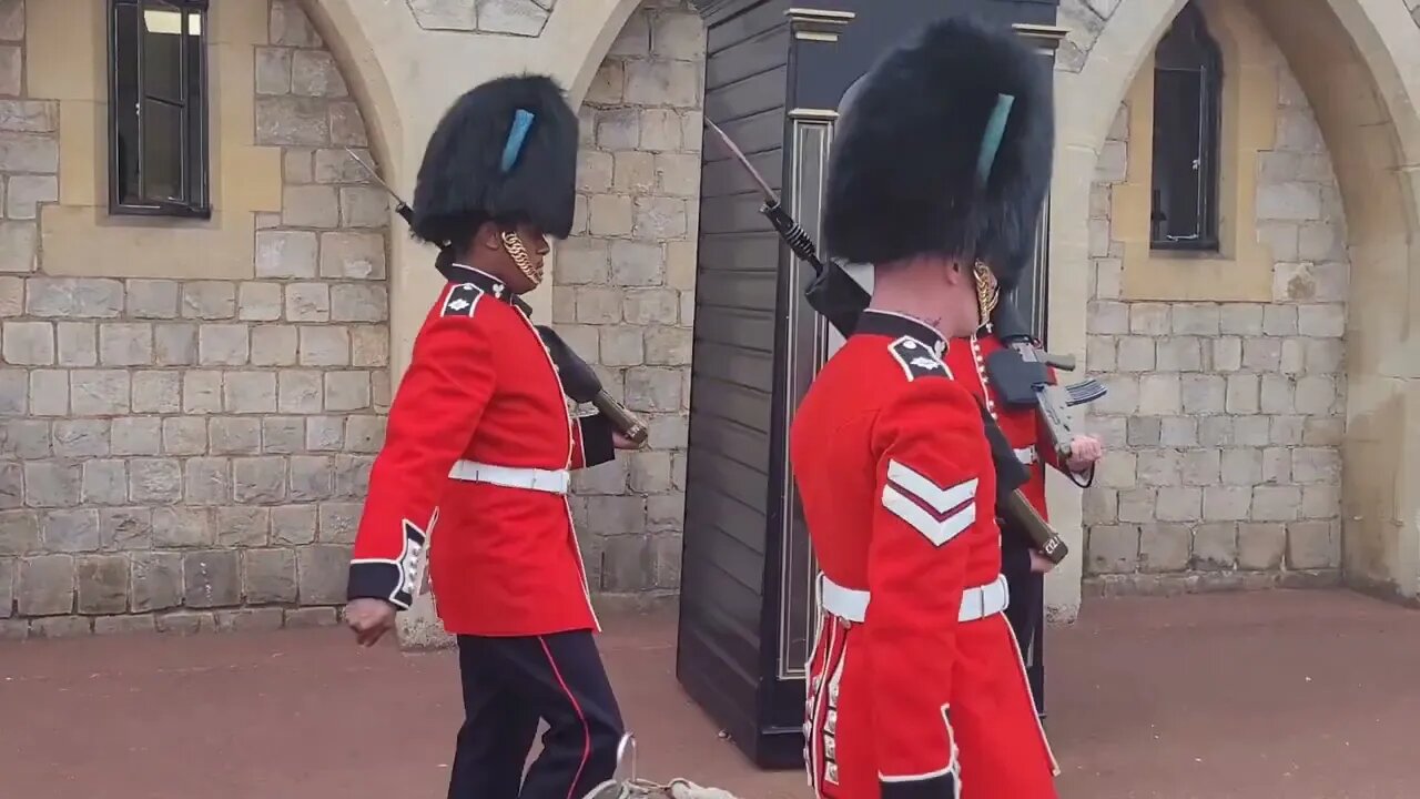 Make way for the Guards of Windsor castle #windsorcastle