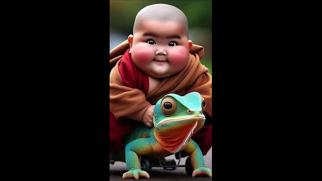 little monk so cute