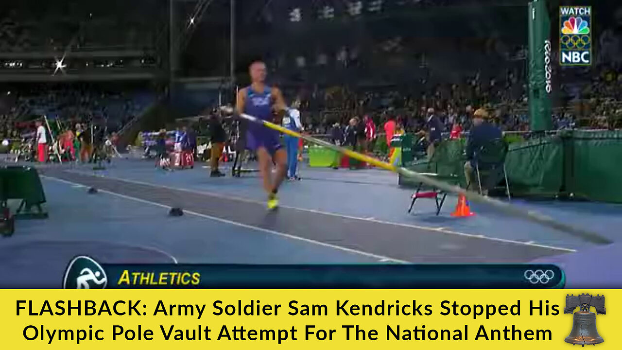 FLASHBACK: Army Soldier Sam Kendricks Stopped His Olympic Pole Vault Attempt For The National Anthem