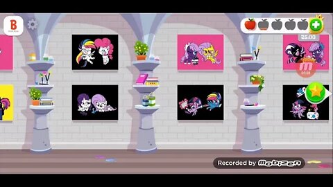 Working on Pinkie Pies window / MLP Color by Magic