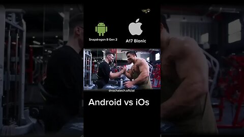 iOS vs Android #rochatech.oficial