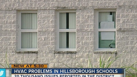 HVAC problems in Hillsborough Schools