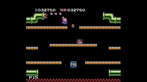 Trying out Mario Bros. Classic (PAL) on Project Nested w/ SNES9X