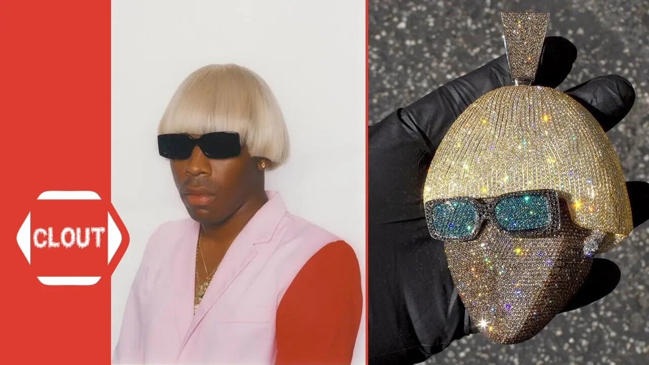 Tyler, The Creator Shows Off His New $275K 'IGOR' Custom Diamond Chain!