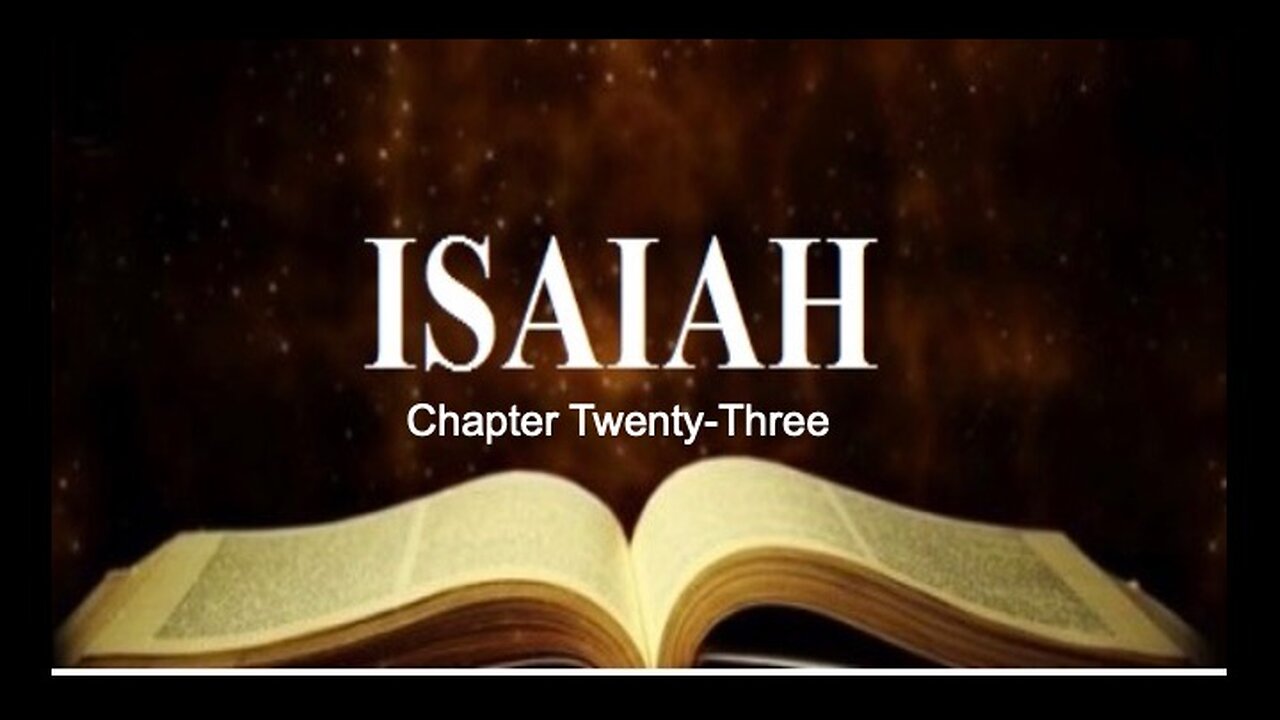 106 Isaiah Chapter 23