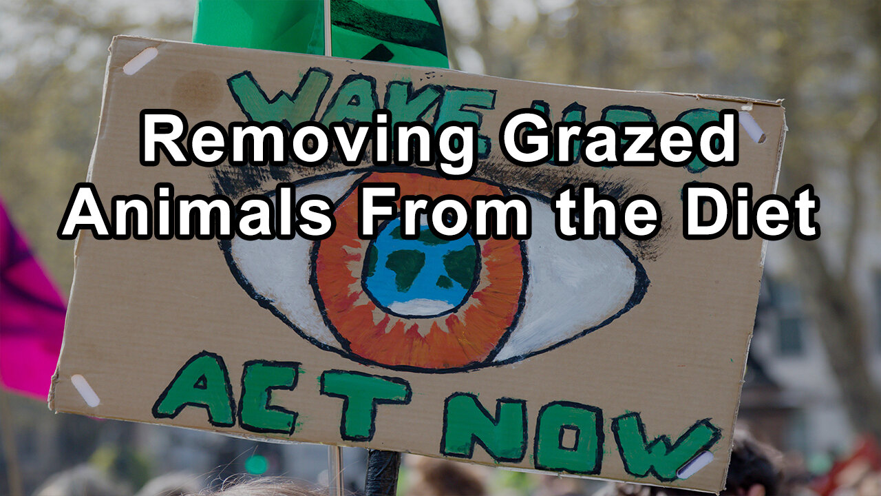 Removing Grazed Animals From the Diet, the Speaker Suggests It Could Significantly Reduce Methane