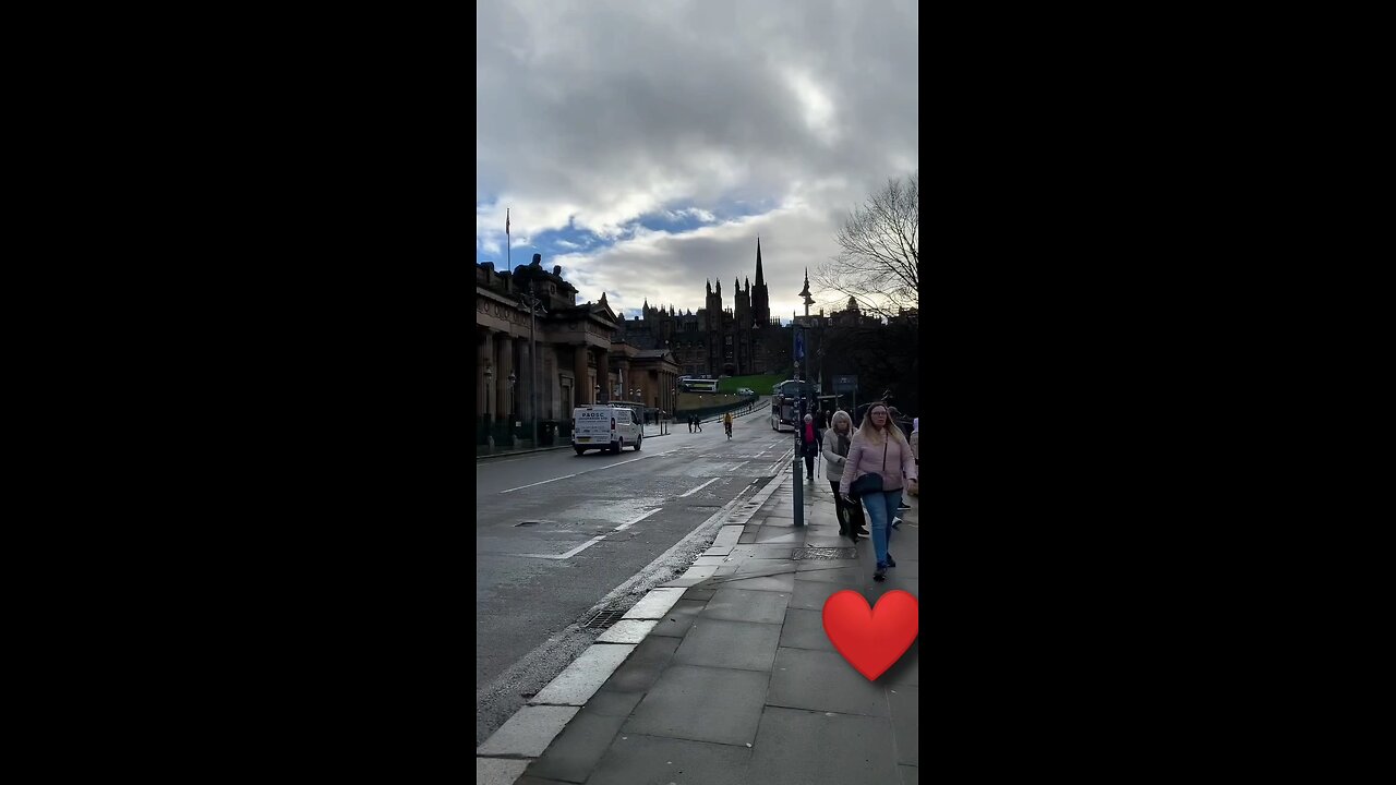 EDINBURGH City Centre walk SCOTLAND