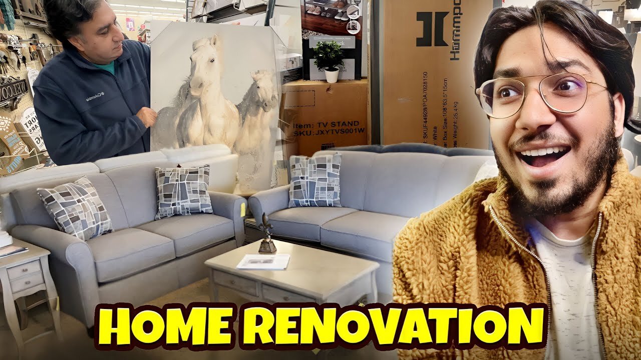 Ghar Ki Renovation Start | Furniture Shopping 😍