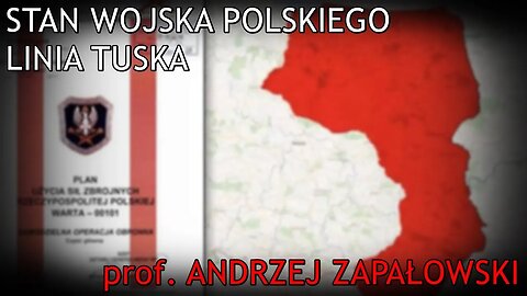 prof. Andrzej Zapałowski o "linii zdrady Tuska" i stanie Wojska Polskiego