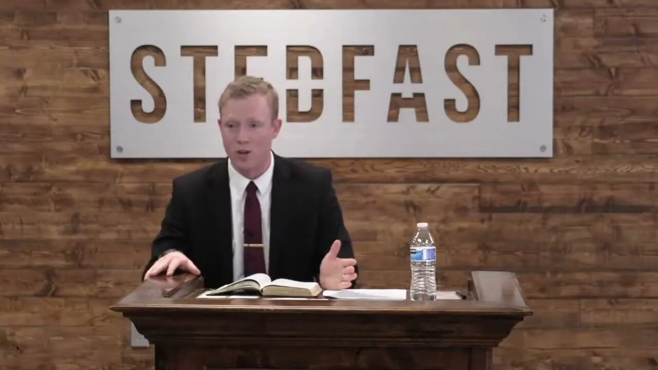 Biblical Baptism - Bro Dillon Awes | Stedfast Baptist Church