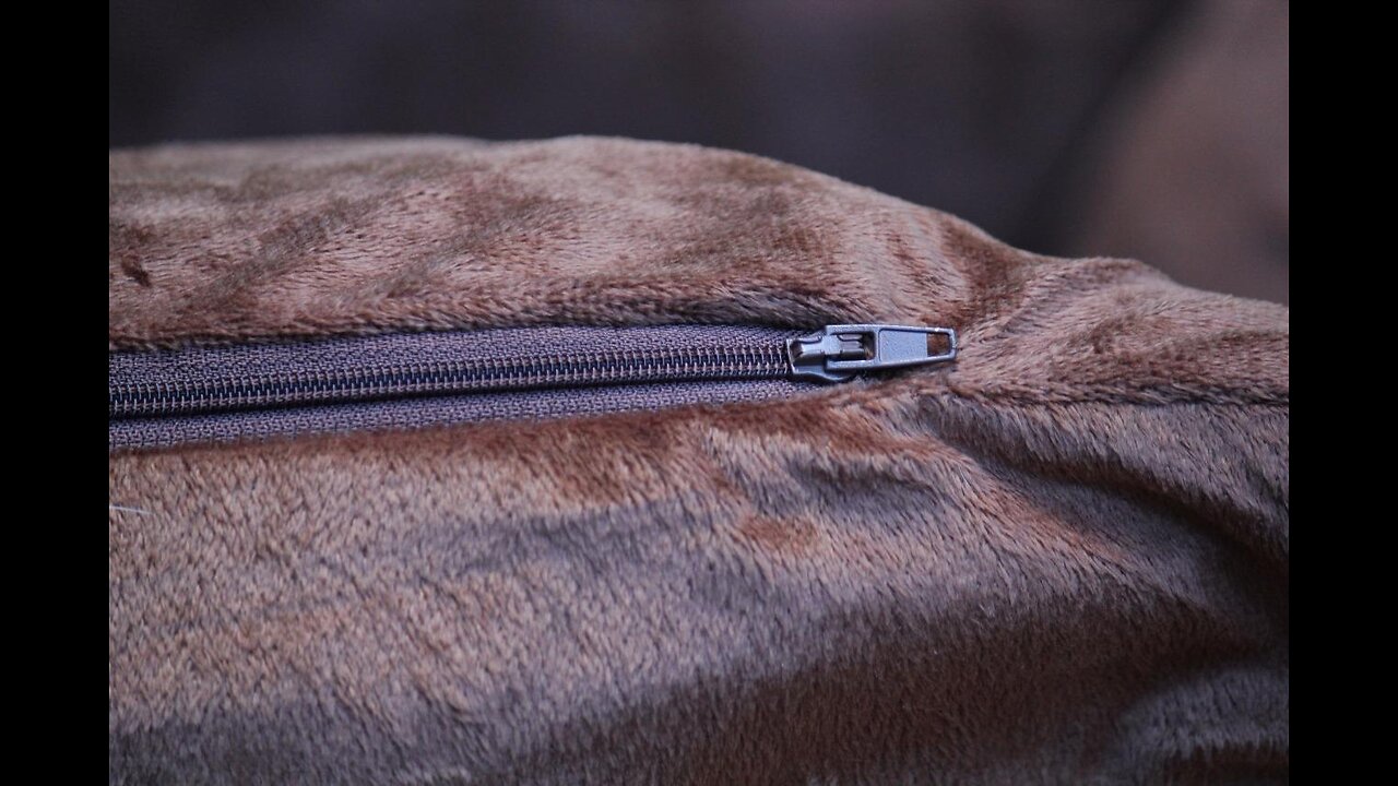 PLS Deluxe Lounger Faux Leather Bolster Pet Bed, Dog Bed Large Dogs, Faux Leather and Brown Sue...