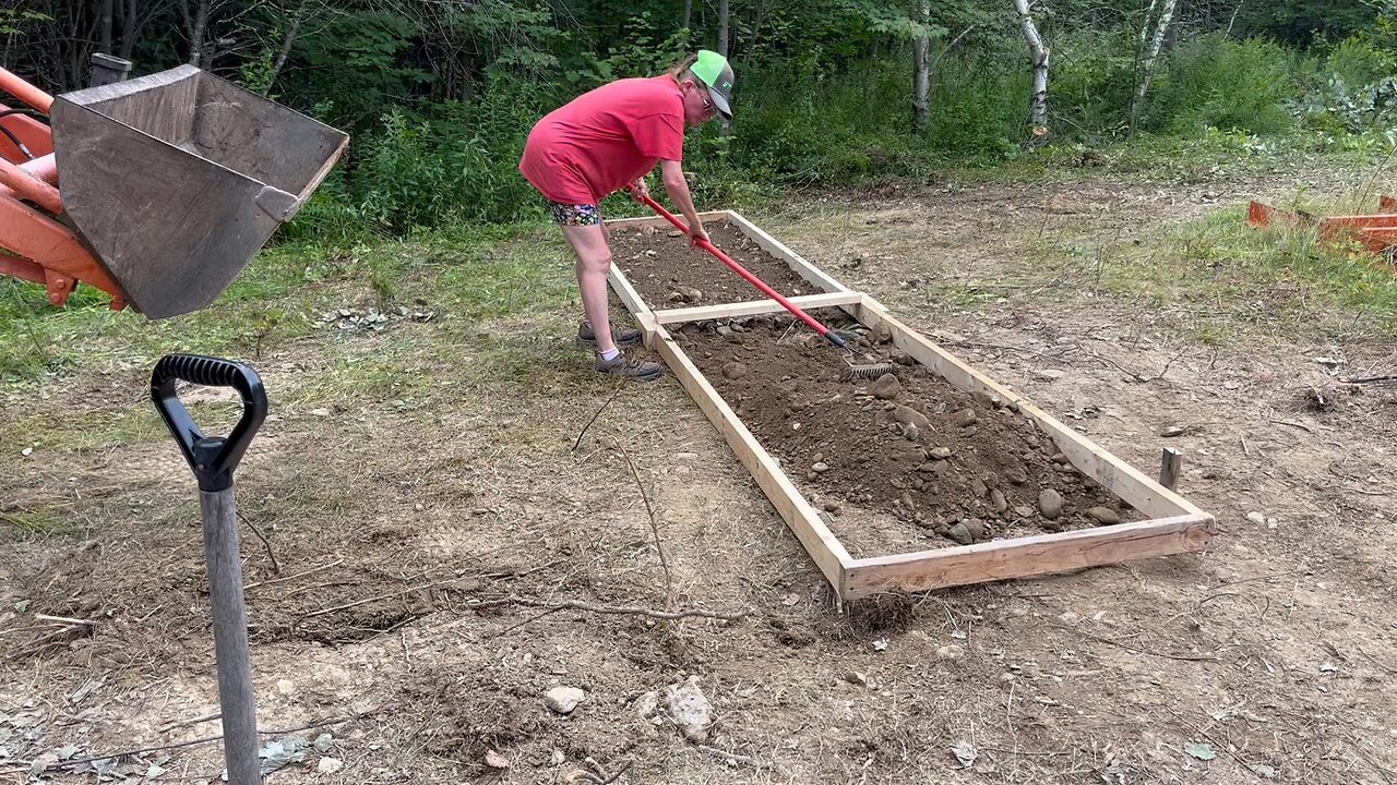 Making Room To Set Up The Saw Mill And Building The Form