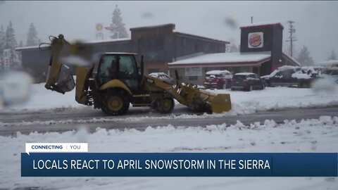 April snowstorm in Sierra brings much needed precipitation to California