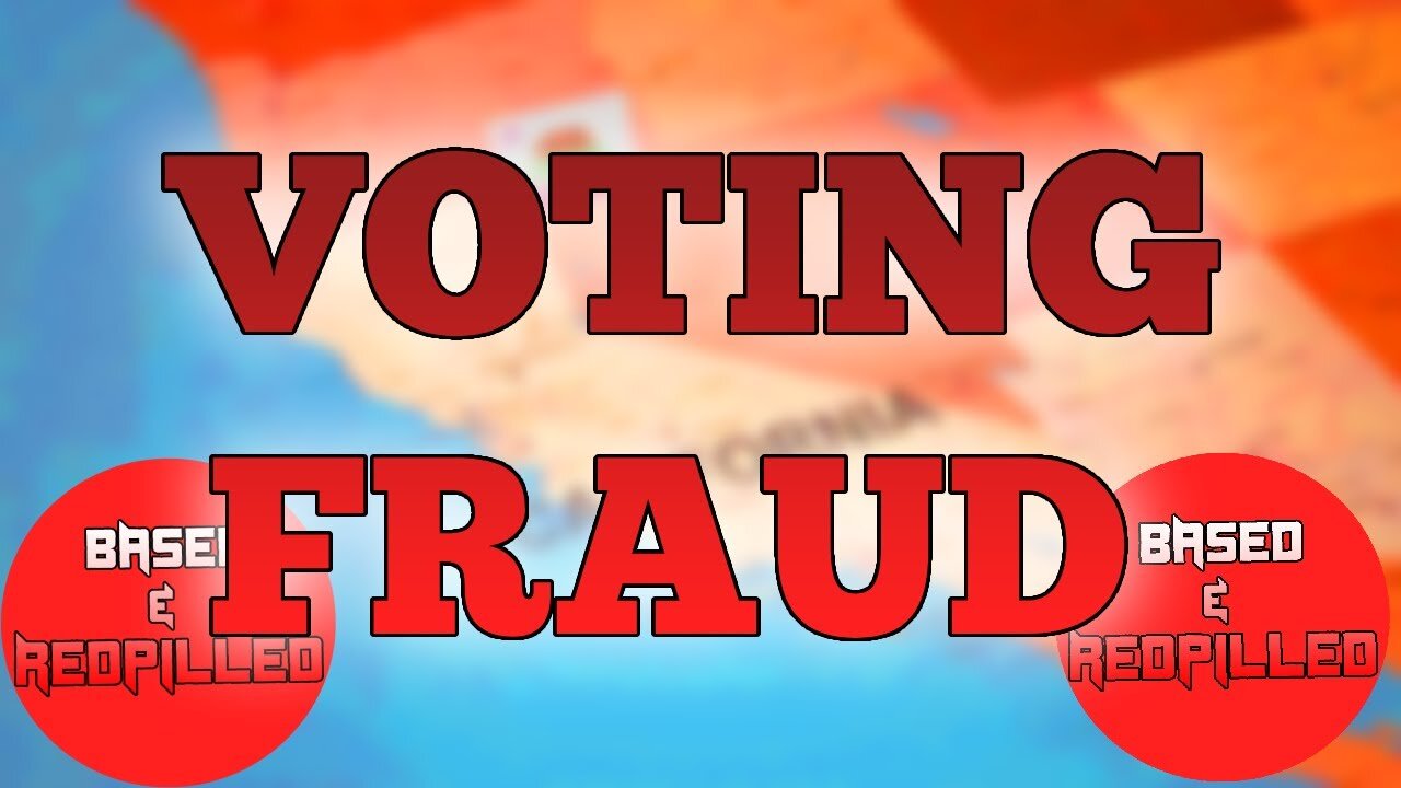 Voting Fraud In Cali! | NEWS ALERT