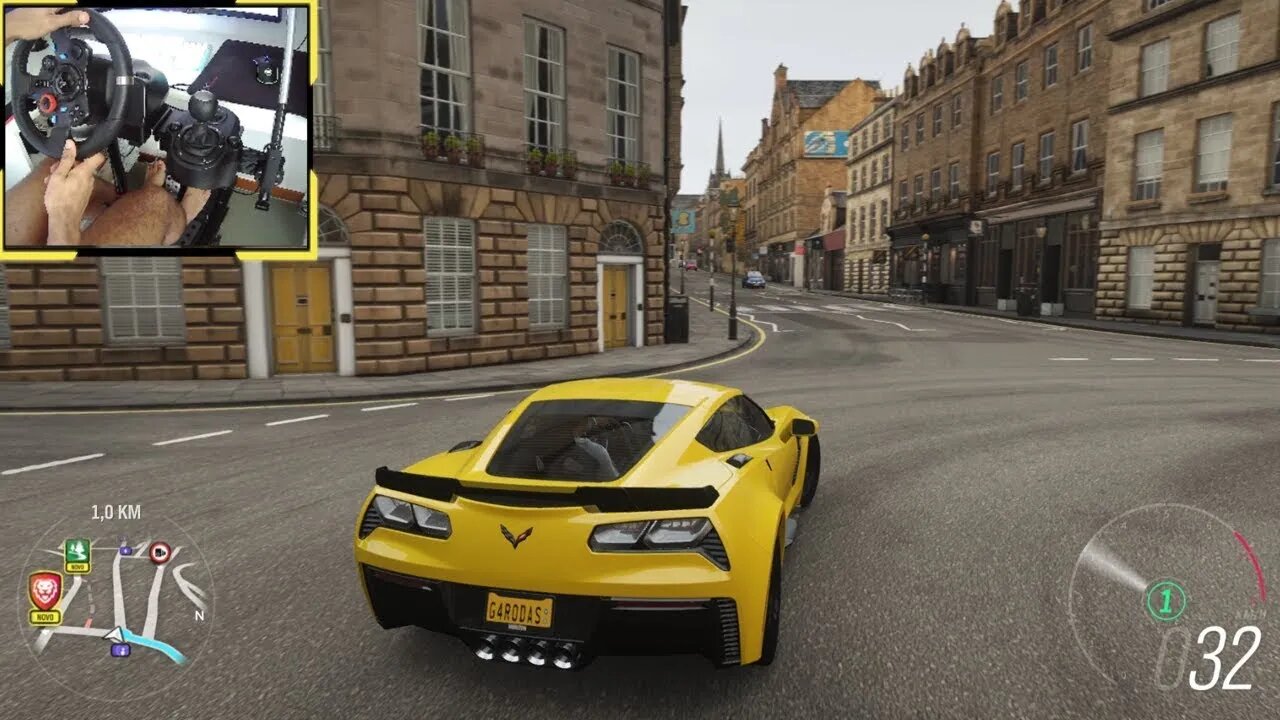 CORVETTE Z06 Forza Horizon 4 gameplay Logitech g29