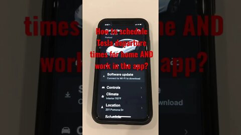 Tesla App FAQ - How to Set Departure Times for More than One Time or Location? -Climate Precondition