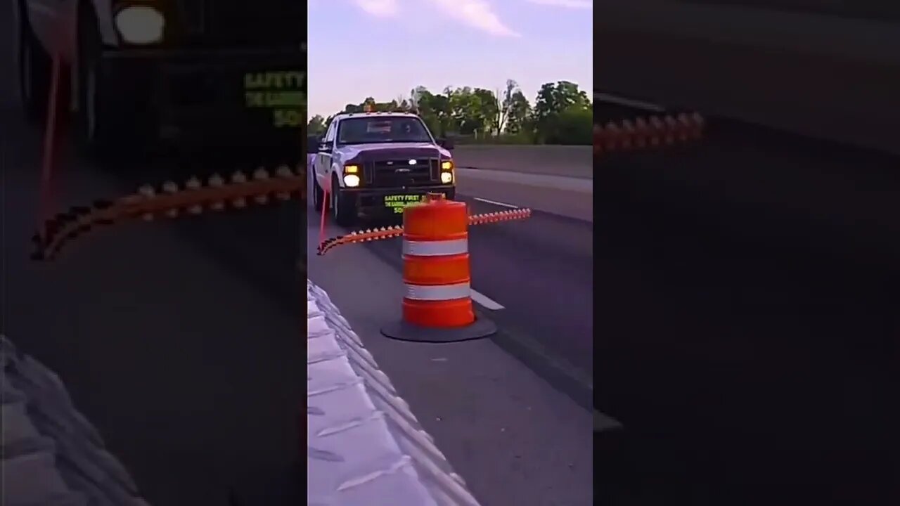 amazing trick to change their position of road drums