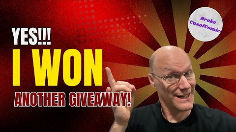 Yes, Folks I won another giveaway.